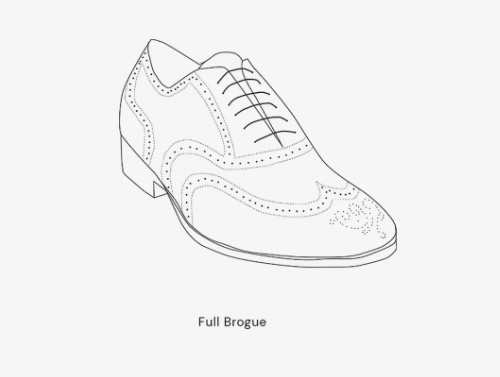 full brogue Chaussures Brogues