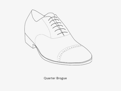 quarter brogue homme Brogues homme