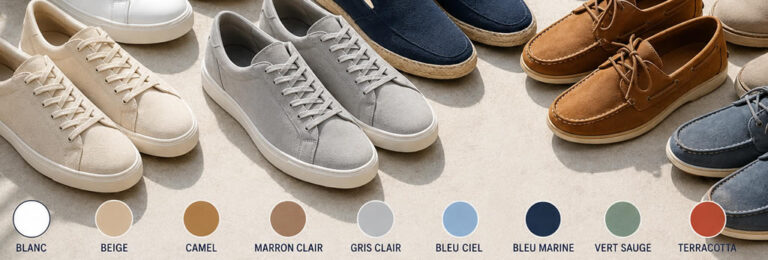 Quelles couleurs de chaussures homme choisir pour l’été ?