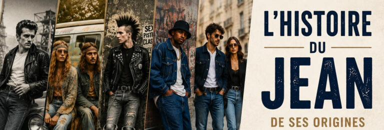 Histoire des jeans : des origines du denim au pantalon le plus célèbre du monde
