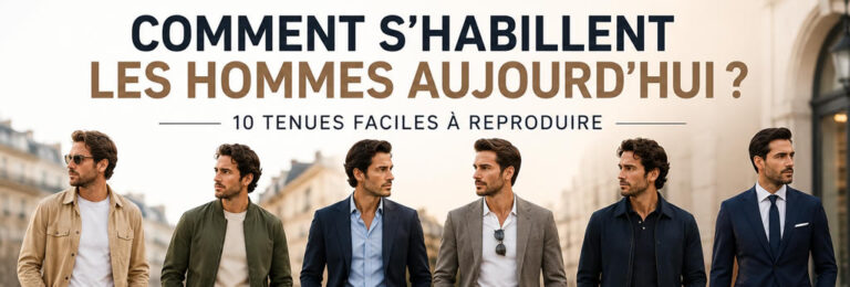 Comment s’habillent les hommes aujourd’hui ?