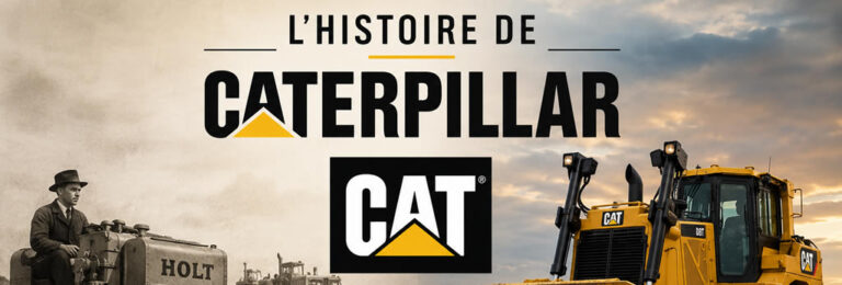 L&rsquo;histoire de Caterpillar : des tracteurs à chenilles à la marque CAT