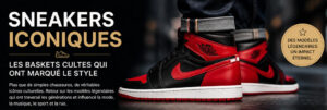 sneakers iconiques avec baskets cultes nike air jordan adidas superstar converse et new balance
