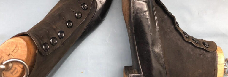 Bottines à boutons