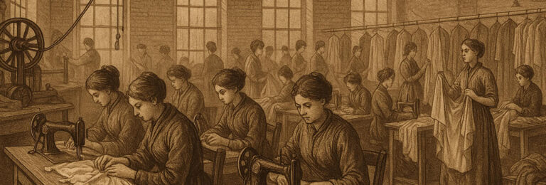 La Révolution industrielle : innovations textiles et naissance du vêtement moderne