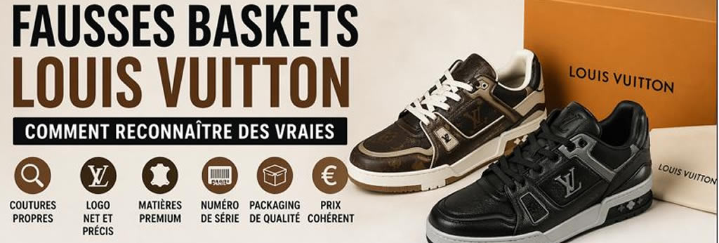 comment reconnaitre fausse basket louis vuitton couture logo prix packaging vraie vs fausse