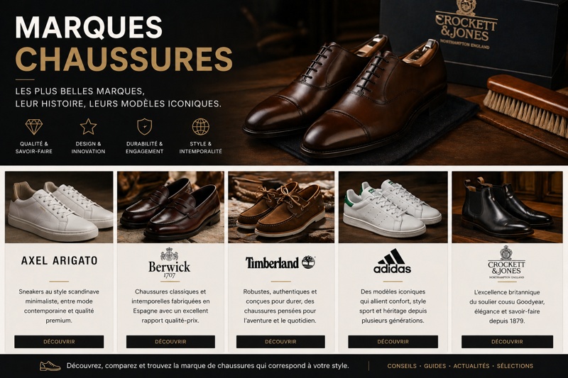Marques de chaussures homme avec modèles élégants sneakers et chaussures de ville pour style masculin