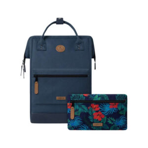 cabaia sac a dos marine uni avec des bretelles ajustables et poches interchangeables