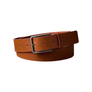 calvin klein jeans ceinture camel unie lisse en cuir de buffle avec boucle metallique 4