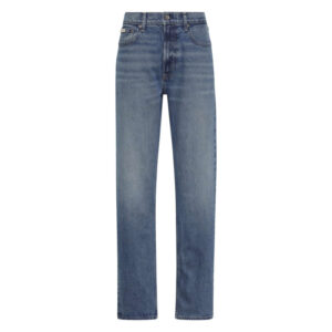 calvin klein jeans jean en coton bleu indigo legerement delave a coupe regular fit 10