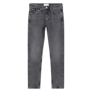 calvin klein jeans jean en coton melange anthracite delave avec une coupe slim et a 5 poches 2