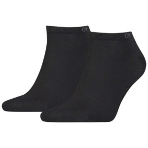 calvin klein jeans lot de 2 paires de chaussettes basses en coton melange noires