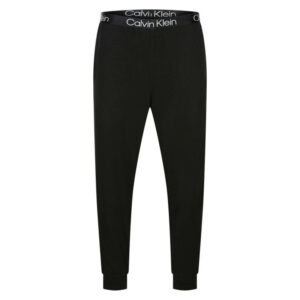 calvin klein jeans pantalon de jogging d interieur noir coupe slim uni avec ceinture elastique