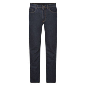 cardin sportswear jean brut uni avec une coupe droite et deux poches plaquees a l arriere