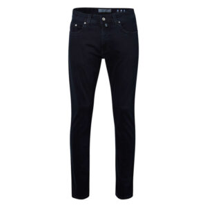cardin sportswear jean en coton nuit uni avec une coupe ajustee et un patch a la taille 4
