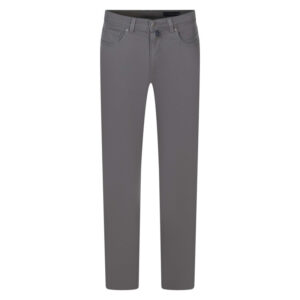 cardin sportswear jean gris uni coupe droite avec une fermeture avec un zip et un bouton