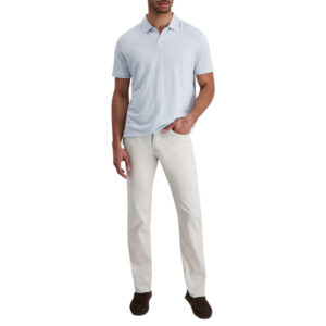 cardin sportswear pantalon en coton ecru uni avec une coupe ajustee et des poches a l italienne 10