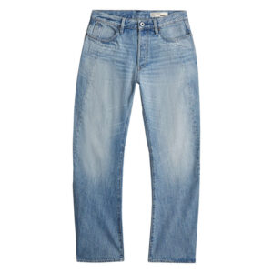 g star raw jean en coton bleu stone delave avec une coupe arquee et 5 poches 10