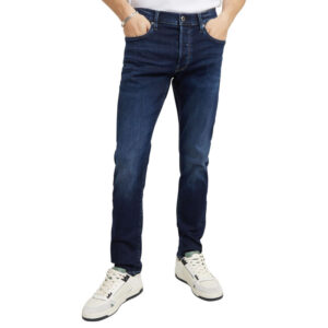 g star raw jean en coton nuit avec une coupe slim et des passants pour ceinture 10