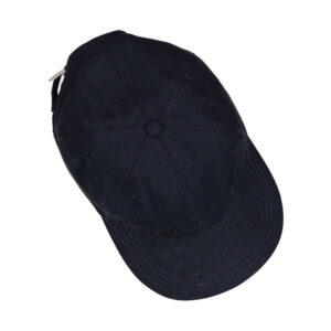 garcia casquette marine unie avec fermeture strapback et logo de la marque