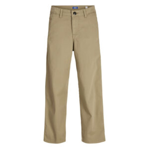jack jones cargo en coton camel uni a coupe droite avec logo blanc et bleu 10