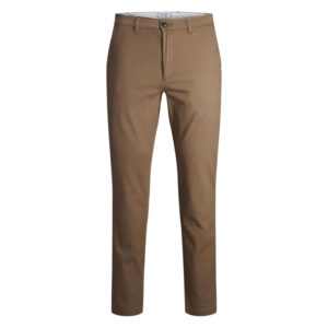 jack jones chino marco dave en coton camel uni slim avec zip bouton et poches 6