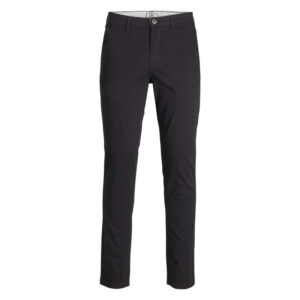 jack jones chino marco dave en coton noir uni avec une coupe slim avec multiples poches 4