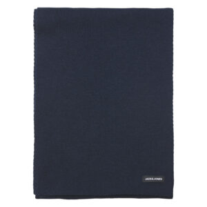 jack jones echarpe marine unie en maille avec etiquette d authentification noire