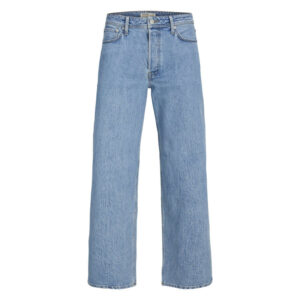 jack jones jean eddie en coton bleu a coupe droite pourvu de coutures contrastees 8