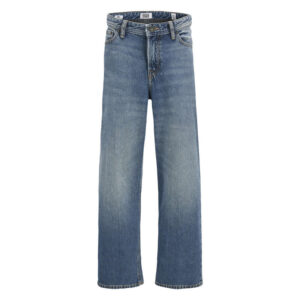 jack jones jean en coton bleu a coupe droite pourvu de coutures contrastees 8