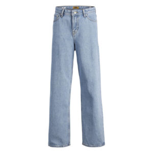 jack jones jean en coton stone a coupe droite pourvu de coutures contrastees