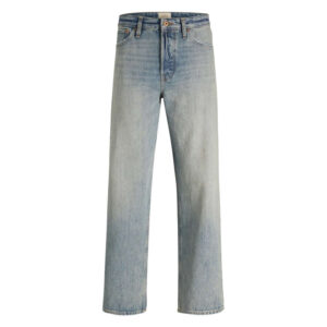 jack jones jean stone uni avec une coupe droite et des passants pour ceinture 2