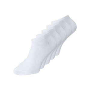 jack jones lot de 5 paires de chaussettes blanches unies basses et identiques