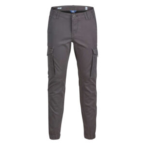jack jones pantalon cargo paul flake anthracite uni avec une coupe slim 4