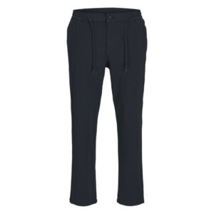 jack jones pantalon chino jpstace neo jogger en coton melange marine uni a coupe droite