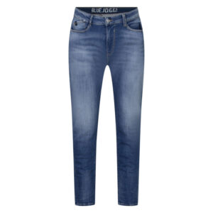 le temps des cerises jean 800 12 jogg en coton bleu pourvu d une coupe droite et de multiples poches 2