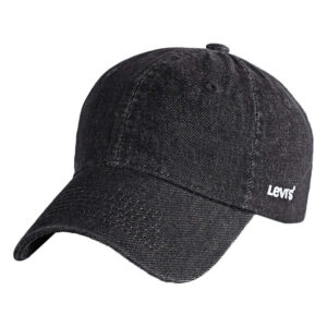 levi s acc casquette dad cap en coton anthracite chine avec nom iconique a l arriere