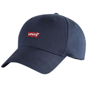 levi s acc casquette en coton bleue marine en jean a coupe strapback avec logo de la marque