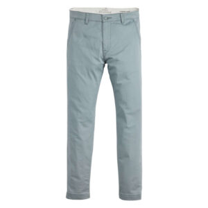 levi s chino en coton melange bleu uni a coupe slim avec une taille intermediaire 2