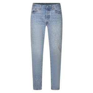 levi s jean 5 poches 501 en coton indigo delave a coupe regular fit ajustee