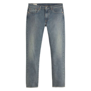 levi s jean 502 taper gris clair en coton a coupe droite et patch de la marque