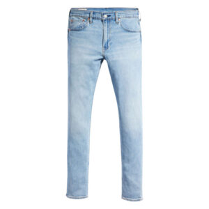 levi s jean 512 en coton bleu stone uni avec une coupe slim fit et une taille mi haute
