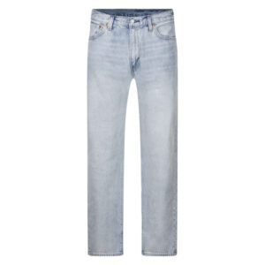 levi s jean 555 en coton bleu stone uni avec une coupe ample droite 2