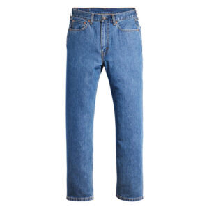levi s jean 565 loose straight en coton bleu jean uni avec patch de la marque 6