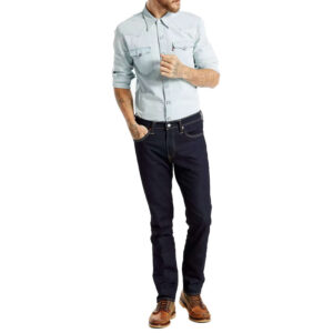 levi s jean slim 511 brut en coton avec 5 poches coupe ajustee