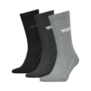 levi s lot de 3 paires de chaussettes fines divers gris coupe haute en coton melange 2