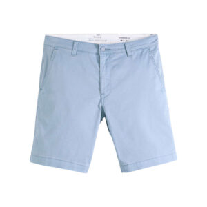 levi s short chino bleu a coupe droite pourvu du patch de la marque 10
