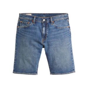 levi s short denim 405 en coton bleu uni avec une coupe regular fit et des passants 4