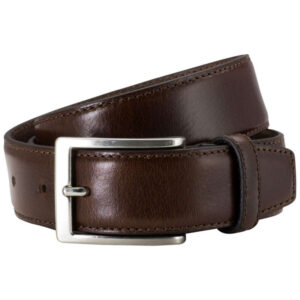 lindenmann ceinture en cuir marron