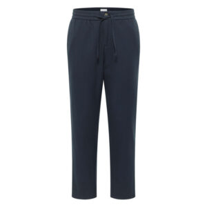 mustang pantalon chino en coton marine uni avec une coupe droite a zip et a bouton 6